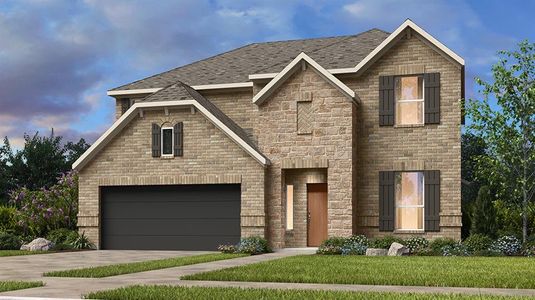 New construction Single-Family house 12713 Brave Tenderfoot Trl, Buda, TX 78610 Saffron- photo 0