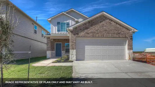 New construction Single-Family house 12014 Pike Bnd, Mustang Ridge, TX 78610 plan The Nicole - image