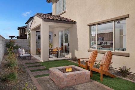 Backyard | Davidson | Rev at Eastmark | Mesa, AZ | Landsea Homes