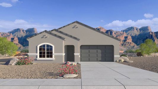 New construction Single-Family house 15476 W Desert Hollow Dr, Surprise, AZ 85387 null- photo 2 2