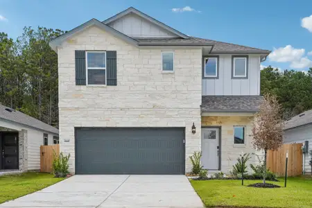 New construction Single-Family house 18640 Presswood Way Dr, New Caney, TX 77357 plan The Gateway (390) - image