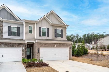 New construction Townhouse house 3541 Bellinger Dr, Powder Springs, GA 30127 - image