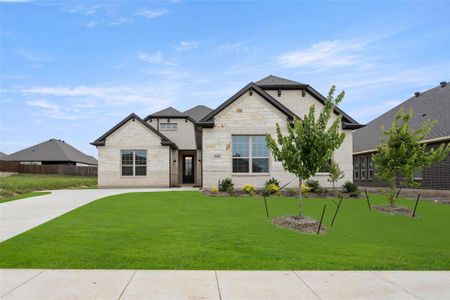 New construction Single-Family house 420 Lamb Lane, Waxahachie, TX 75167 Redwood JS- photo 0