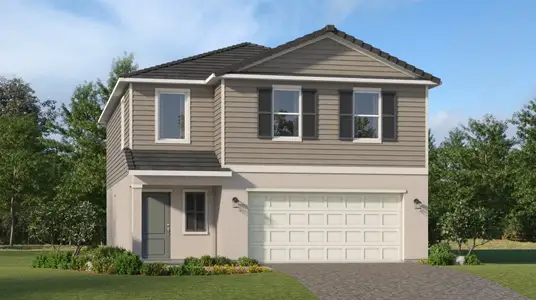 New construction Single-Family house 3625 Justicia Ct, Ave Maria, FL 34142 plan Columbus - image