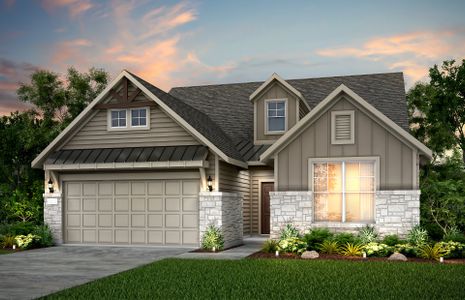 New construction Single-Family house 704 Olinda Way, Liberty Hill, TX 78642 Mooreville- photo 0