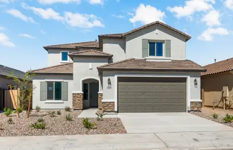 New construction Single-Family house 6820 W Ebbets Ct, Florence, AZ 85132 plan Yucca - image