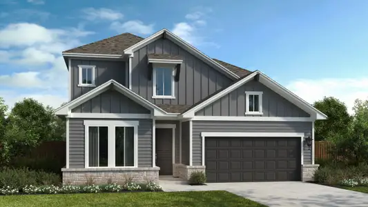 New construction Single-Family house 12372 Lost Petal, Schertz, TX 78154 plan Lamar - image