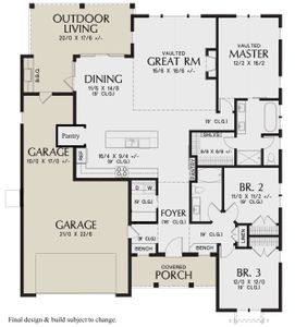 New construction Single-Family house 906 Perkins Rd, Poolville, TX 76487 plan Carraway - image 3