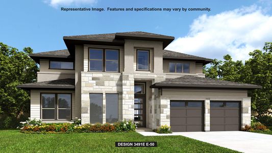 New construction Single-Family house 9117 Calvert Wy, Austin, TX 78744 plan 3491E - image