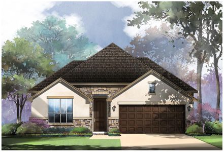 New construction Single-Family house 3037 Ashby Park, Bulverde, TX 78163 plan Henry - image
