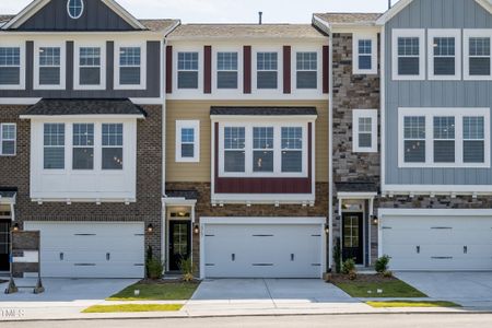 New construction Townhouse house 2318 Stevens Pass Station, Apex, NC 27502 Hyde Park - Front Entry Townhomes- photo 0