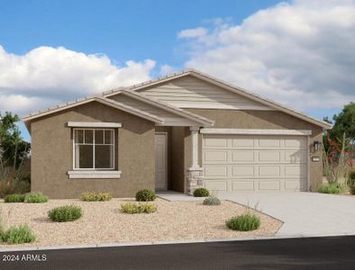 New construction Single-Family house 4317 E Bradford Ave, San Tan Valley, AZ 85143 Larkspur- photo 0 0