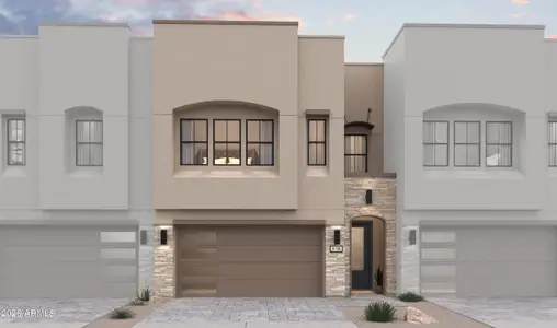 New construction Townhouse house 2521 W Gloria Ln, Phoenix, AZ 85085 plan Sea Bright II - Interior Unit - image