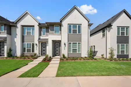 New construction Townhouse house 2550 Campden Mews, Allen, TX 75013 plan Alexander Modern - image