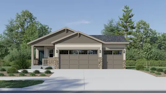 New construction Single-Family house 3489 Kingston Crest Trl, Elizabeth, CO 80107 plan Aurora - image