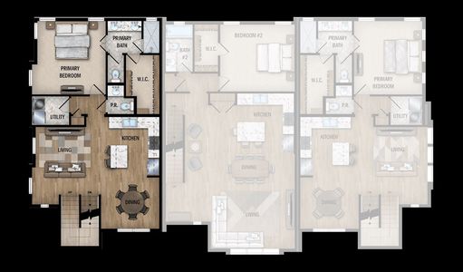 New construction Townhouse house 506 Santa Clara Pl, San Antonio, TX 78210 plan Granada - image 3