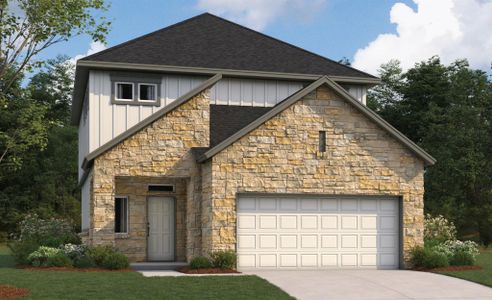 New construction Single-Family house 112 Grayson Elm Pass, Dripping Springs, TX 78620 Vienna - Central Series- photo 0