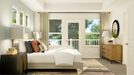 New construction Townhouse house 3370 Oak Harbor Dr, Peachtree Corners, GA 30092 plan Bethany - image