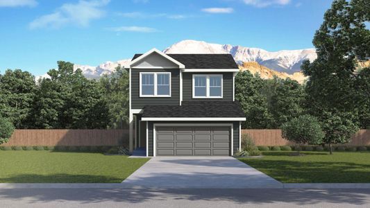New construction Single-Family house 6675 Dragontail Ter, Colorado Springs, CO 80925 plan Osprey - image