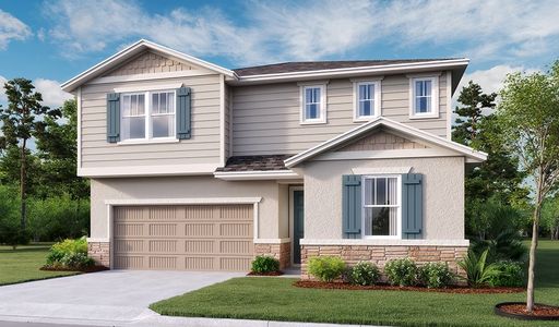 New construction Single-Family house 276 Hilltop Bloom Lp, Haines City, FL 33844 Moonstone- photo 0 0