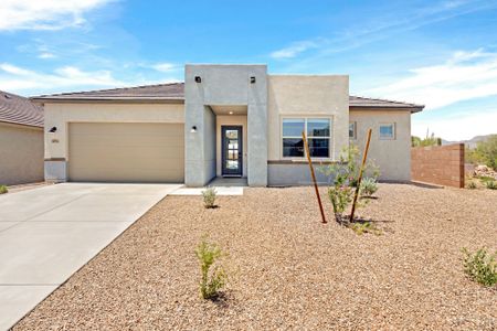 New construction Single-Family house 5038 W Tavira Wy, Marana, AZ 85742 plan Burgundy - image