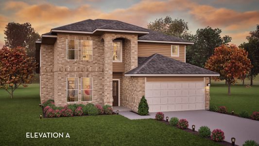New construction Single-Family house 612 Canadian Trl, Dayton, TX 77535 plan Silverthorne - image