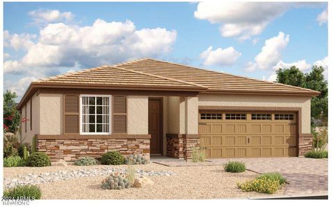 New construction Single-Family house 17594 W Blue Sky Drive, Surprise, AZ 85387 - photo 0