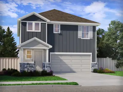New construction Single-Family house 17412 Rappen Dr, Pflugerville, TX 78660 plan The Lassen (370) - image