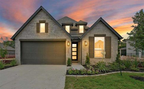 New construction Single-Family house 16391 Placid Stream Street, Conroe, TX 77302 Bentley- photo 0