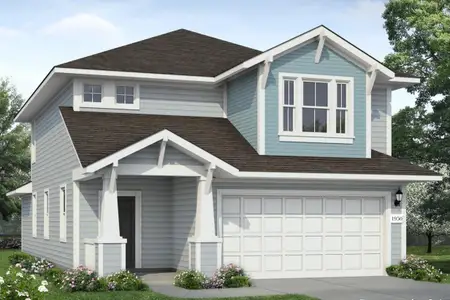 New construction Single-Family house 1113 Windrow Run, Hutto, TX 78634 plan Heritage Mill 1950 - image