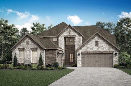 New construction Single-Family house 1923 Tioga View Drive, Iowa Colony, TX 77583 Orchid- photo 0