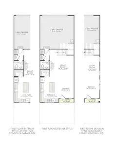 New construction Townhouse house 8328 Discovery Ln, Charlotte, NC 28216 plan Douglas - image