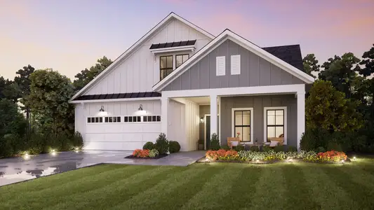 New construction Single-Family house 8105 Stillhouse Ln, Harrisburg, NC 28075 plan Portico - image
