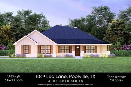 New construction Single-Family house 1049 Leo Lane, Poolville, TX 76487 - photo 0