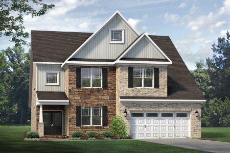 New construction Single-Family house Oak Ridge, NC 27409 plan Hampton - image