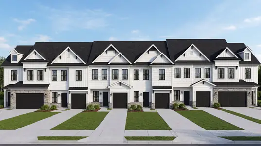 New construction Single-Family house 316 Whitefish Wy, Monroe, NC 28110 plan The Rosemoore TH - image
