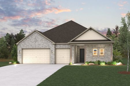 New construction Single-Family house 231 Hull Speed Dr, Niederwald, TX 78640 plan Everglade - image