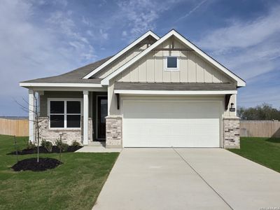 New construction Single-Family house 9904 Bull Branch Ave, Schertz, TX 78154 plan Brodie - image