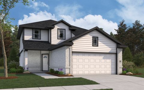 New construction Single-Family house 2351 Pink Pearl Dr, San Antonio, TX 78224 plan Matagorda - image