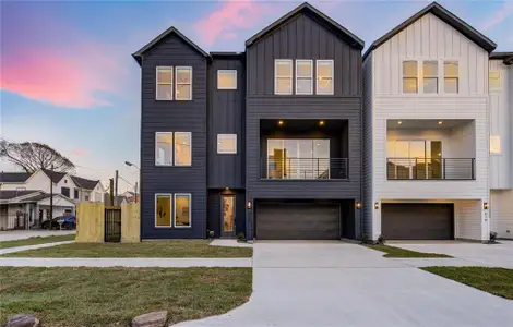 Welcome to Fox Street Grove! Private oversized driveways and 2-car garages. No HOA, no management fee, no shared driveway! This is the LAST DEVELOPMENT of this kind in East Downtown after changes to City of Houston's building regulations passed in November 2023 (future projects will all be shared driveways).