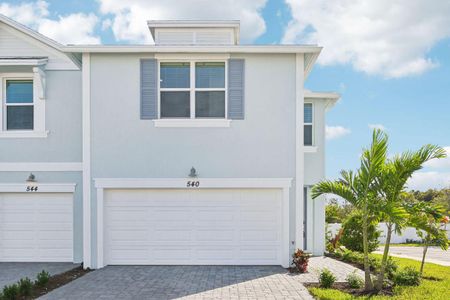 New construction Townhouse house 540 Salisbury Cir, Fort Pierce, FL 34982 plan Sandpiper End - image