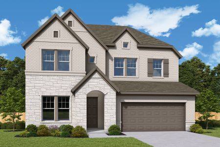 New construction Single-Family house 9968 Aurora Hills St, Boerne, TX 78006 plan The Bluebonnet - image