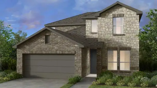 New construction Single-Family house 324 Horsemint Ln, Georgetown, TX 78633 plan Jasmine - image