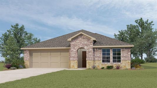 New construction Single-Family house 430 Drake Dr, Ferris, TX 75125 plan X40L Lakeway - image