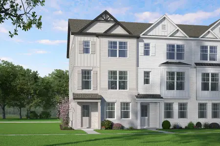 New construction Townhouse house 3700 Medlock Bridge Rd, Norcross, GA 30092 plan Lennox - image