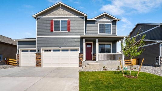 New construction Single-Family house 3514 Belleville Ridge Rd, Elizabeth, CO 80107 BRIDGEPORT- photo 0