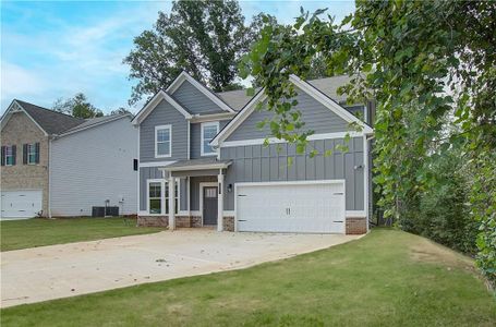 New construction Single-Family house 1152 Bodega Lp, Locust Grove, GA 30248 plan Oakmont - image