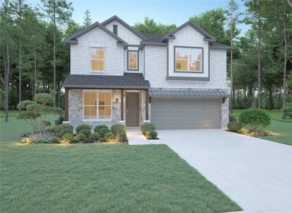 New construction Single-Family house 3033 Poplar Bluff Rd, Stagecoach, TX 77355 - image