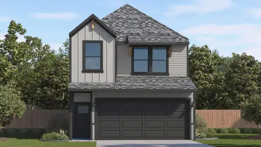 New construction Single-Family house 971 Green Vines Ln, Houston, TX 77091 plan GARDENIA - image