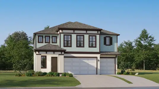 New construction Single-Family house 22964 Pondered Day Ln, Land O' Lakes, FL 34637 plan McGinnis - image